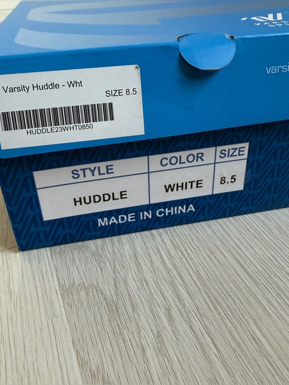 Varsity Huddle Cheerleading Shoes Womens 8.5 White Lace Up Cheer Athletic - Picture 14 of 16